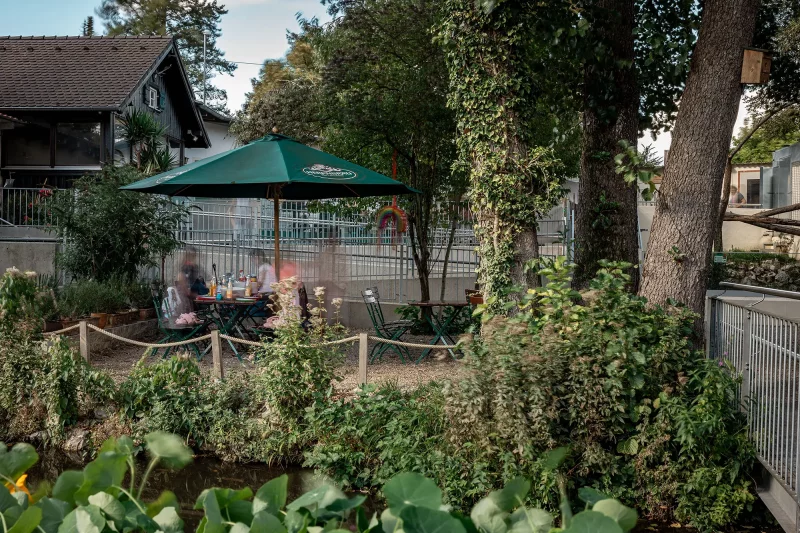 Biergarten an der Schutter